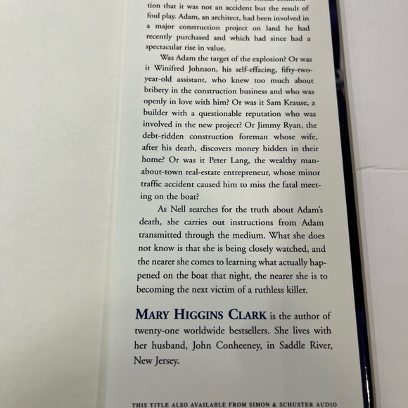 “Before I Say Goodbye” by Mary Higgins Clark.  2000 hardcover. - Picture 3 of 6